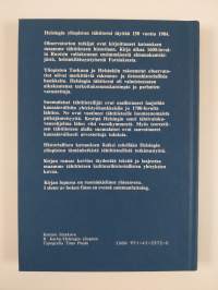 Tähtitieteen vaiheita Helsingin yliopistossa : Observatorio 150 vuotta