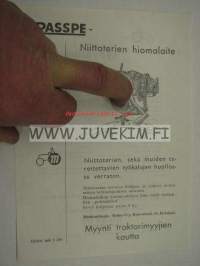 Rasspe Niittoterien hiomalaite -myyntiesite