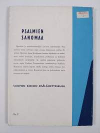 Psalmien sanomaa : ohjelmisto