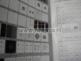 American Optical Project-0-chart näyttölaite optikoille -myyntiesite