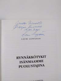 Rynnäkkötykit isänmaamme puolustajina : 1 RynTykK:n vaiheita jatkosodassa (signeerattu, tekijän omiste)