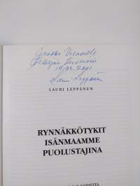 Rynnäkkötykit isänmaamme puolustajina : 1 RynTykK:n vaiheita jatkosodassa (signeerattu, tekijän omiste)