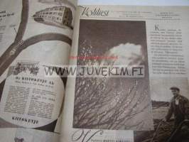 Kotiliesi 1950 nr 7 -mm. Armi Ratian kirjoittama artikkeli: ikkuna etsii verhojaan