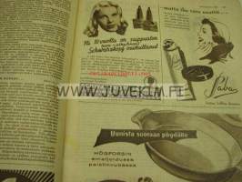 Kotiliesi 1950 nr 7 -mm. Armi Ratian kirjoittama artikkeli: ikkuna etsii verhojaan
