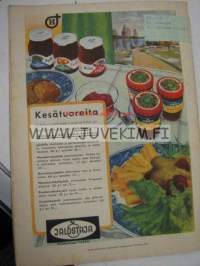 Kotiliesi 1950 nr 7 -mm. Armi Ratian kirjoittama artikkeli: ikkuna etsii verhojaan