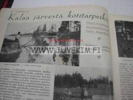 Kotiliesi 1933 nr 11 Kansikuva Rudolf Koivu ( Kuvan nimi: Lehdossa)  Artikkeli kuvineen: Leipä kuivuu kesällä (sis. leivontaohjeita) Vilaasukkamalleja