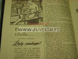 Kotiliesi 1947 nr 15-16. Sisältää mm. säilöntäohjeita v. 1947. Artikkeli vuodelta 1947: Milloin saamme sisustamisneuvonnan Suomeen.