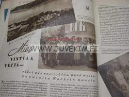 Kotiliesi 1947 nr 15-16. Sisältää mm. säilöntäohjeita v. 1947. Artikkeli vuodelta 1947: Milloin saamme sisustamisneuvonnan Suomeen.