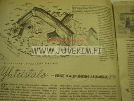 Kotiliesi 1947 nr 15-16. Sisältää mm. säilöntäohjeita v. 1947. Artikkeli vuodelta 1947: Milloin saamme sisustamisneuvonnan Suomeen.