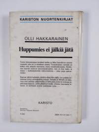 Huppumies ei jälkiä jätä