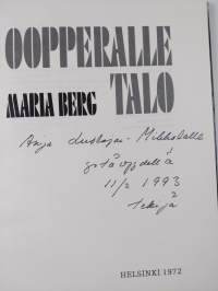 Oopperalle talo (tekijän omiste, numeroitu)
