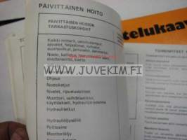 Svetruck trukki 8-25 tonnia -ohjekirja erillinen voitelukaavio