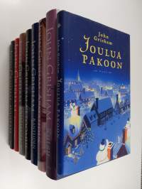 Grisham-paketti (8 kirjaa) : Joulua pakoon ; Avustaja ; Syytön ; Viimeinen valamies ; Vetoomus ; Kanteiden kuningas ; Armahdus ; Kutsu