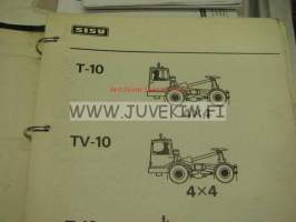 Sisu T-10 4 x 4, TV-10 4x4, T-12 4x2, TV-12 4x2 Terminaali- ja Ro-Ro traktori -varaosaluettelo