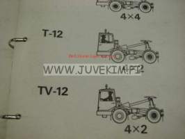 Sisu T-10 4 x 4, TV-10 4x4, T-12 4x2, TV-12 4x2 Terminaali- ja Ro-Ro traktori -varaosaluettelo