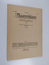 Maanmittaus 1-2 vihko/1966 : aikakauskirja maanjako- ja karttatieteitä sekä geodesiaa varten
