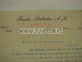 Finska Råleders Ab, Åbo 15.4.1919 -asiakirja