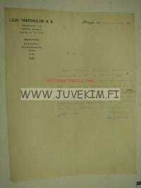 Lojo Trädskolor Ab, Lojo 19.12.1912 -asiakirja