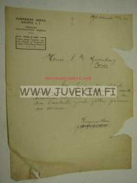 Ylihärmän Osuuskauppa, Härmä 23.2.1922 -asiakirja