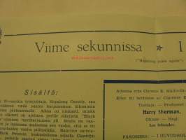 Viime sekunnissa -elokuvan käsiohjelma 