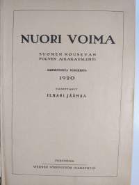 Nuori voima 1920 (vuosikerta 21 numeroa +joulunumero)