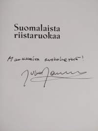 Suomalaista riistaruokaa (signeerattu)