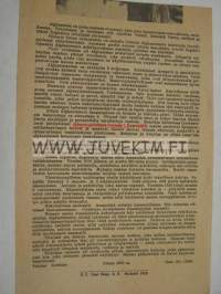 Amanullahin maa -elokuvan käsiohjelma 1929