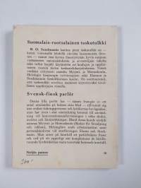 Suomalais-ruotsalainen taskutulkki : sekä systemaattinen puhekielen sanasto