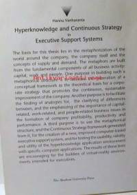 Hyperknowledge and Continuous Strategy in Executive Support Systems