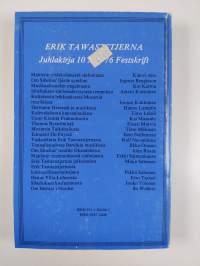 Juhlakirja Erik Tawaststjernalle 10.10.1976 = Festskrift till Erik Tawaststjerna