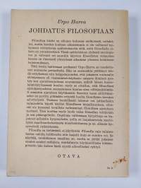 Johdatus filosofiaan