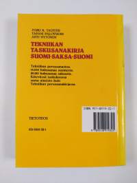 Tekniikan taskusanakirja suomi-saksa-suomi