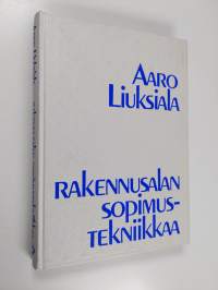 Rakennusalan sopimustekniikkaa