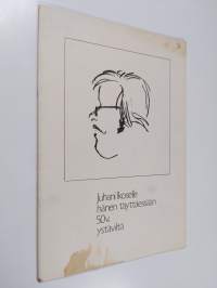 Juhani Ikoselle hänen täyttäessään 50v. ystäviltä (tekijän omiste)