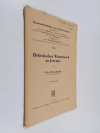 Hebräisches Wörterbuch zu Jeremia