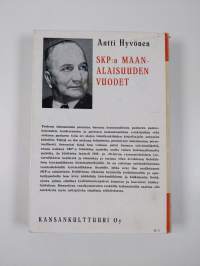 SKP:n maanalaisuuden vuodet : Suomen työväenliikkeen historiaa 1920-1930-luvuilla