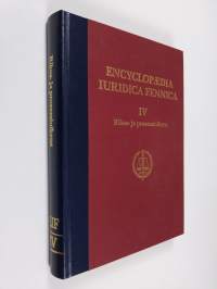 Encyclopaedia iuridica Fennica : suomalainen oikeustietosanakirja Neljäs osa, Rikos- ja prosessioikeus