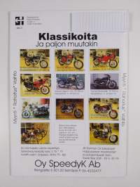 Huimapyörä 2001 : veteraanimoottoripyöräklubi ry:n jäsenlehti (vuosikerta 5 numeroa, viimeinen numero puuttuu)