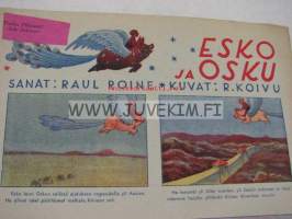 Säästäjä  1939 nr 9 (Säästöpankin asiakaslehti. Takana Rudolf Koivun ja Raul Roineen Kurre ja Kirre -sarjakuva)