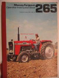 Massey-Ferguson 265 tractor Operator instruction book in english