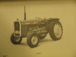 Massey-Ferguson 265 tractor Operator instruction book in english
