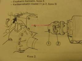 Massey Ferguson 265-4 nelivetotraktri käyttöohjekirjan lisälehdet nelivetomalliin