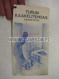 Turun Kaakelitehdas Osakeyhtiö -esite