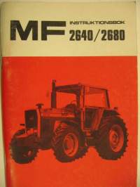 Massey Ferguson 2640 2680 Instruktionsbok