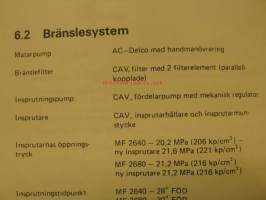 Massey Ferguson 2640 2680 Instruktionsbok