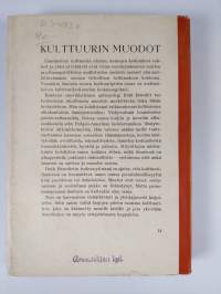 Kulttuurin muodot