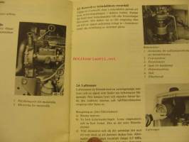 Massey Ferguson 565 Instruktionsbok på svenska / käyttöohjekirja ruotsiksi