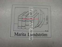 Ex Libris Marita Lundström -kirjanomistajamerkki