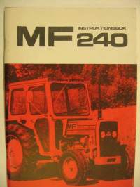 Massey-Ferguson 240 Instruktionsbok på svenska