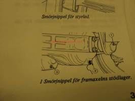 Massey Ferguson 575 590 extra sidor för 4-hjulsdrivna modeller Instruktionsbok  (copy)